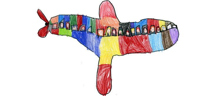 Elizabeth's airplane